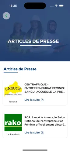 Articles de Presse
