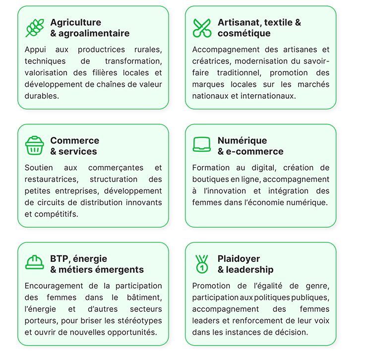 Domaines d'intervention
